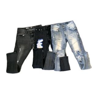 Lot of 3 Men’s Streetwear Jeans 30x31 Copper Rivet, Tristles, Black Jack PL3031C